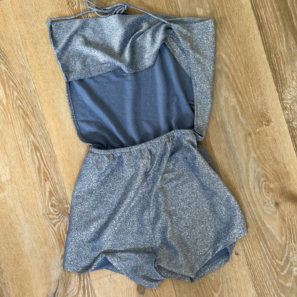 By The Way Silver Romper - Picture 3 of 4